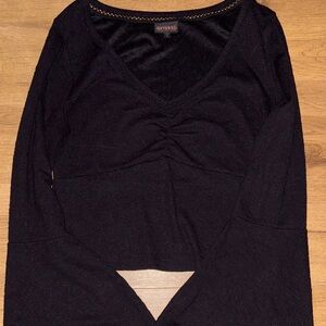 Shyanne Black Long Sleeve Blouse